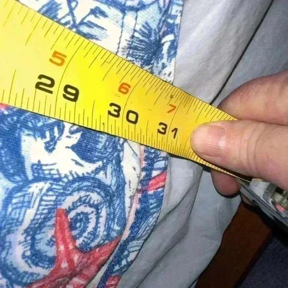 Lularoe size large seashell Valentina‎ button down blouse , NWT. Coastal grandma - Picture 4 of 6